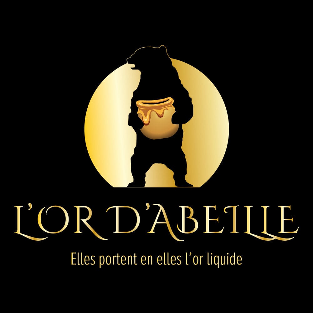 Logo l'or d'abeille