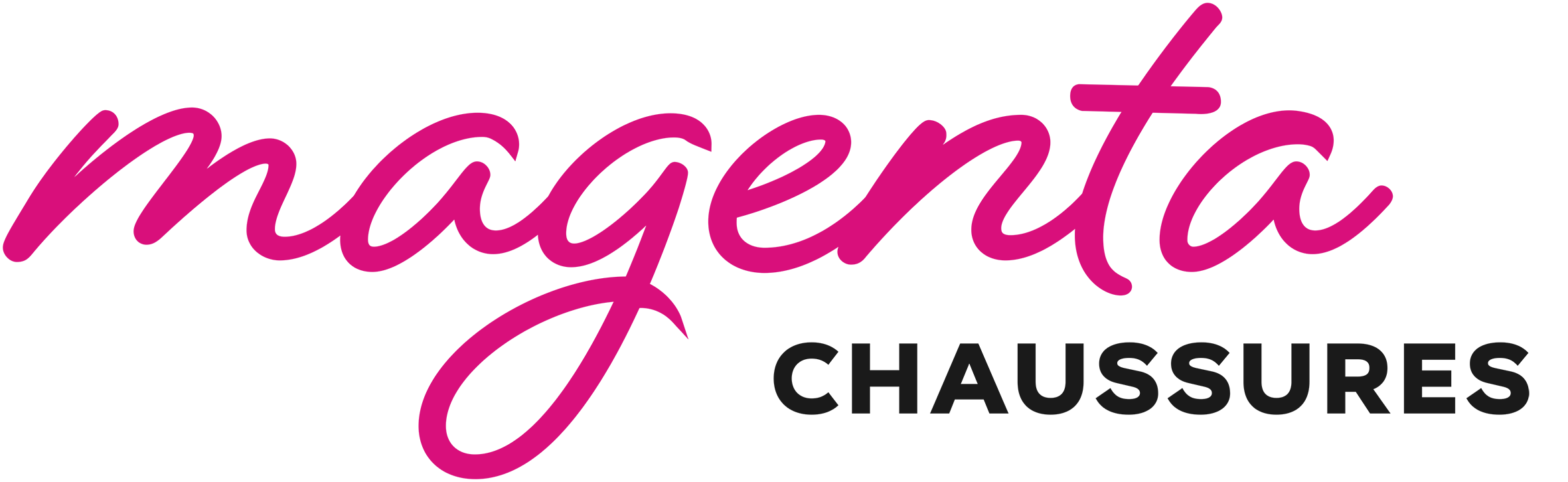 Logo Magenta chaussure